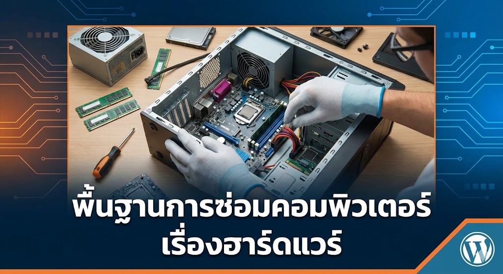 พื้นฐานการซ่อมคอมพิวเตอร์เรื่องฮาร์ดแวร์ (Basic Hardware Repair)